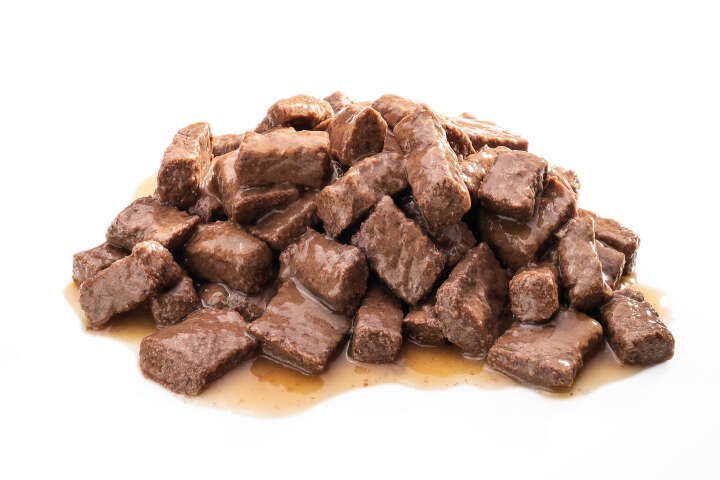 ViVAPET Hunde-Nassfutter Saftige Brocken 3 Sorten Fleisch